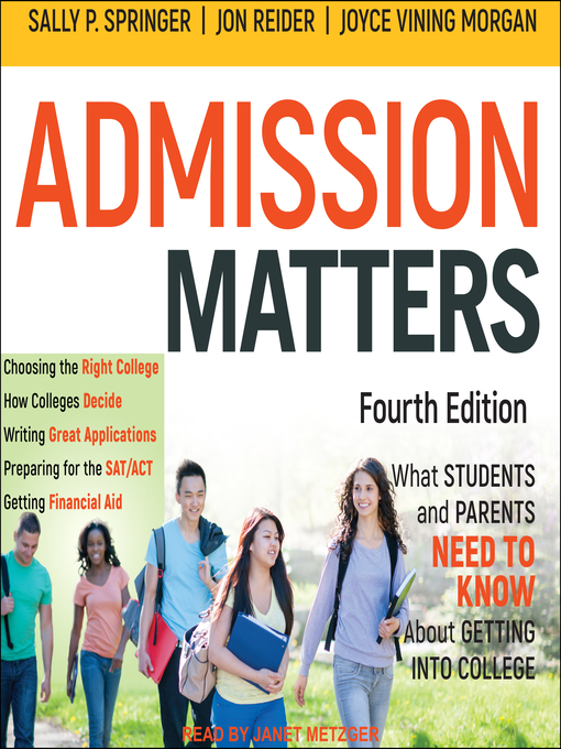 Title details for Admission Matters by Sally P. Springer - Available